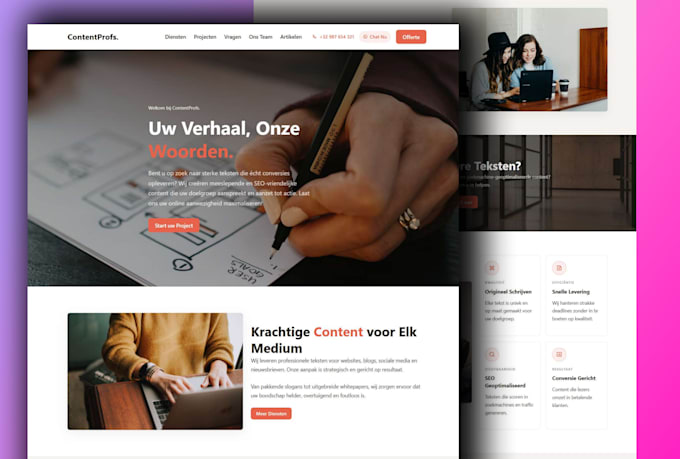 convert PSD, xd, figma to responsive HTML CSS bootstrap
